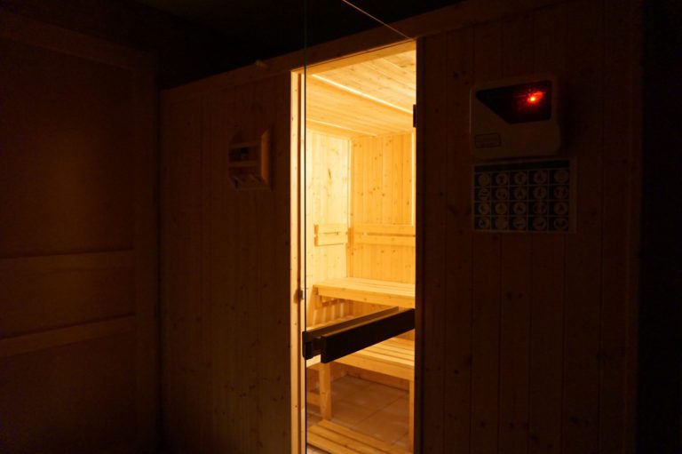 Sauna dans le chalet