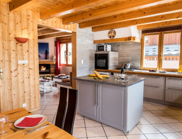 Open plan kitchen