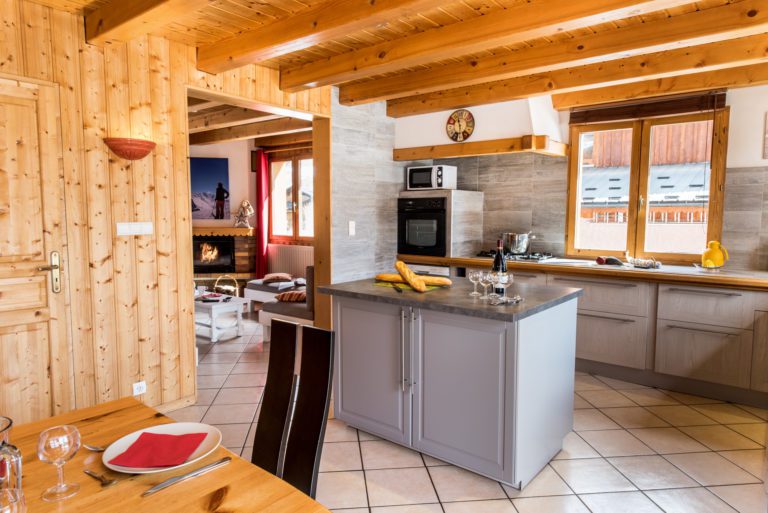 Open plan kitchen