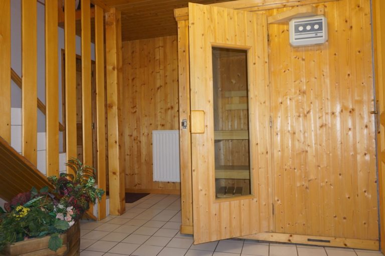 Indoor sauna in chalet Snow Valley