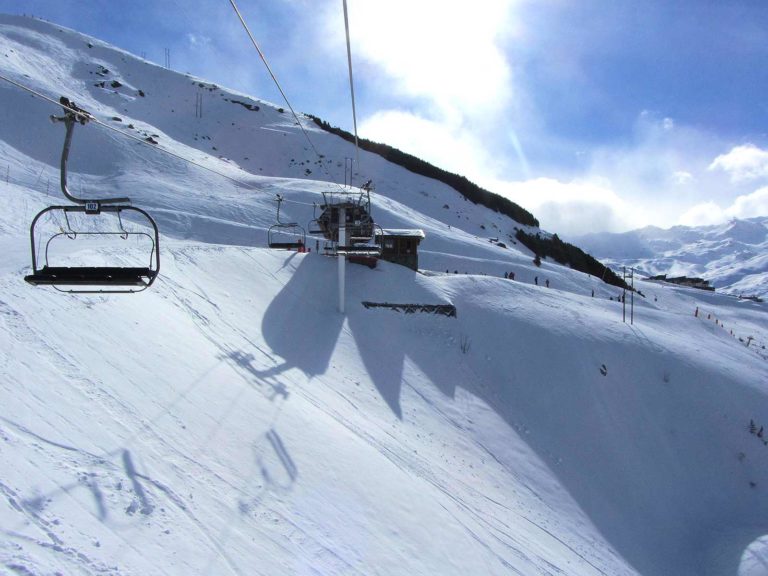 On the lift from le Bettaix to les Menuires