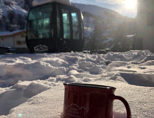 Coffee break @Chalets-Lacuzon
