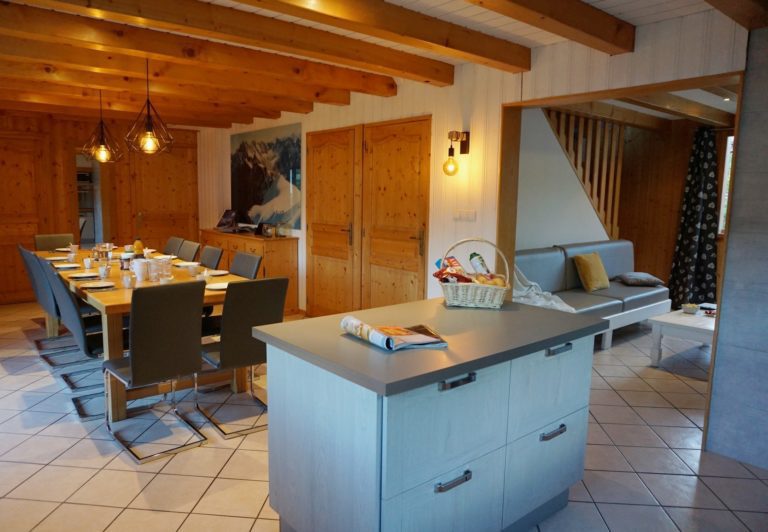 Chalet Snow Valley-ilot de cuisine