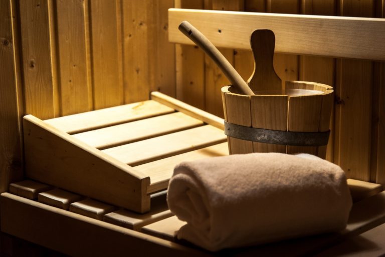 Sauna interior