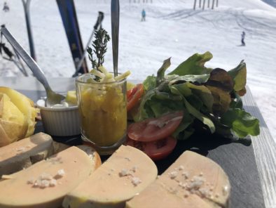 Tasty food on the slopes @Chalets-Lacuzon