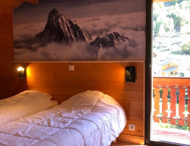 Chambre double avec balcon