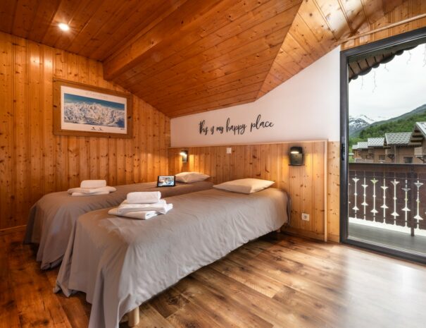 Bedroom in chalet 3 Vallées