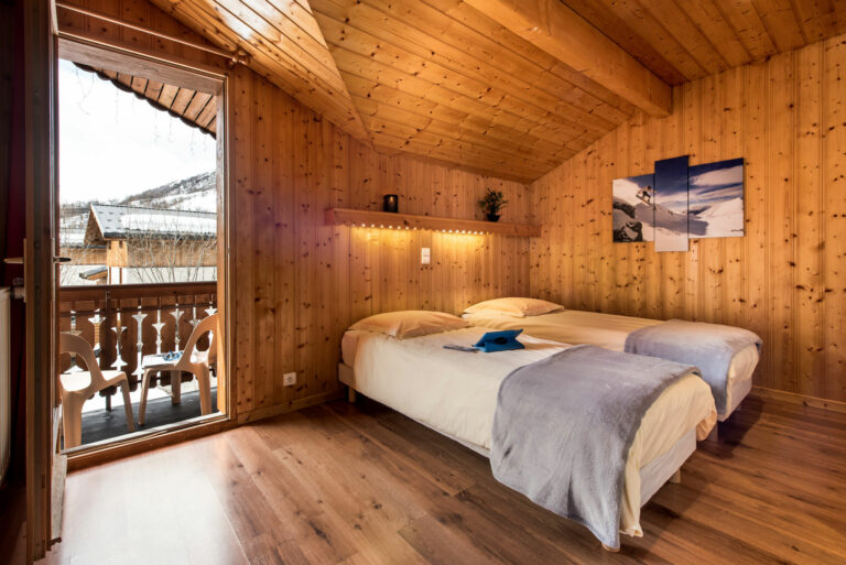 Bedroom in chalet 3 Vallées