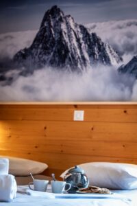 Bedroom impression in chalet Snow Star located in le Bettaix - Chalets Lacuzon