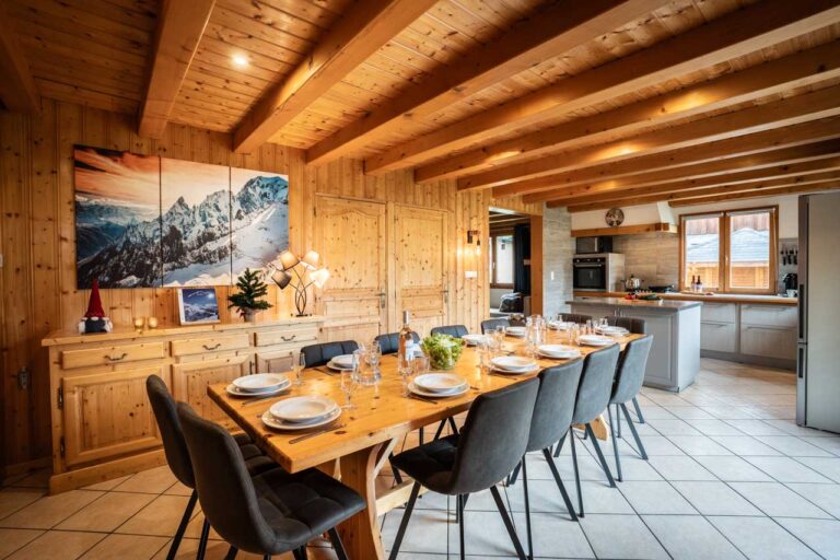 Large dining table