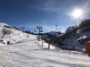 Ski slope with Bettex chairlift