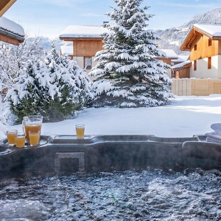 Hot tub in Chalet Snow Valley